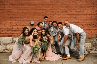 photo groupe mariage