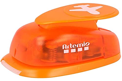 Artemio VIHCP289 Perforateur, plastique, orange, 8,5 x 5 x 12 cm