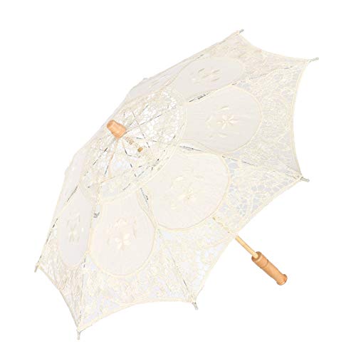 banapo Parasol en dentelle, Parasol de mariage à la mode, Belle dentelle + Eucalyptus Durable...