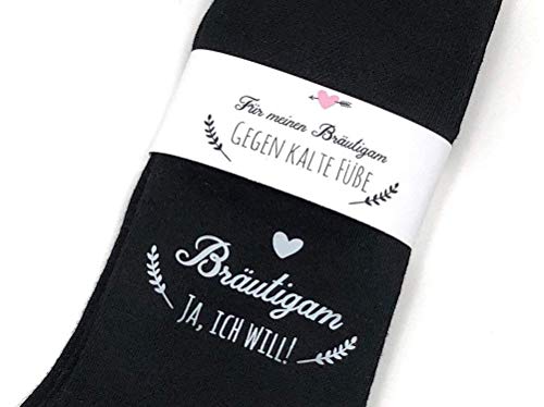 Chaussettes cadeau de mariage'contre les pieds froids' pour le marié