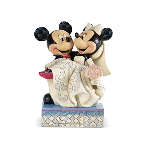 Disney Traditions 4033282 Figurine de mariage de Mickey et Minnie, 17,0 cm