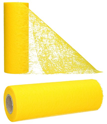 AmaCasa Non tissé Chemin de table pour mariages, communions, baptêmes et toutes les célébrations...