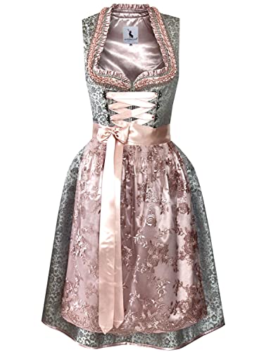 Conte de fées des Alpes robe midi de la collection exclusive avec tablier en dentelle taille 40 - ALM936
