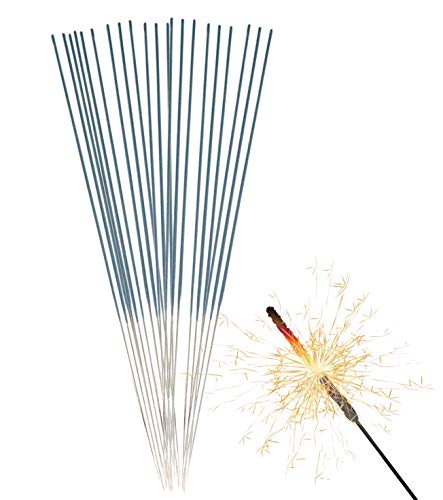 50x XXL cierges magiques 28 cm - fontaine à étoiles pour fêtes &amp ; feu d'artifice &amp ; anniversaire &amp ; mariage...