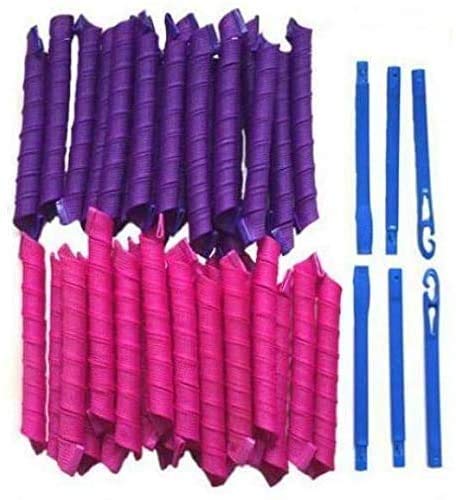 40 pièces - Curler les bigoudis pendant la nuit pour les dames et les femmes de la maison sans chaleur...