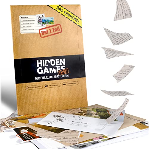 Jeux cachés Scène de crime - La 1ère affaire - L'affaire KLEIN-BORSTELHEIM - Allemand - Jeu de polar réaliste,...
