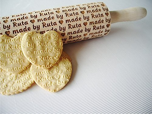 Rouleau à pâtisserie personnalisé. Rouleau à pâte pour les pâtisseries faites maison. Rouleau de pâte avec nom pour pâte &amp...