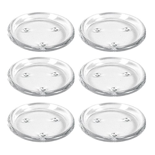 Sandra Rich Assiette à bougie set de 6 CANDLE MOOD en verre Ø11cm