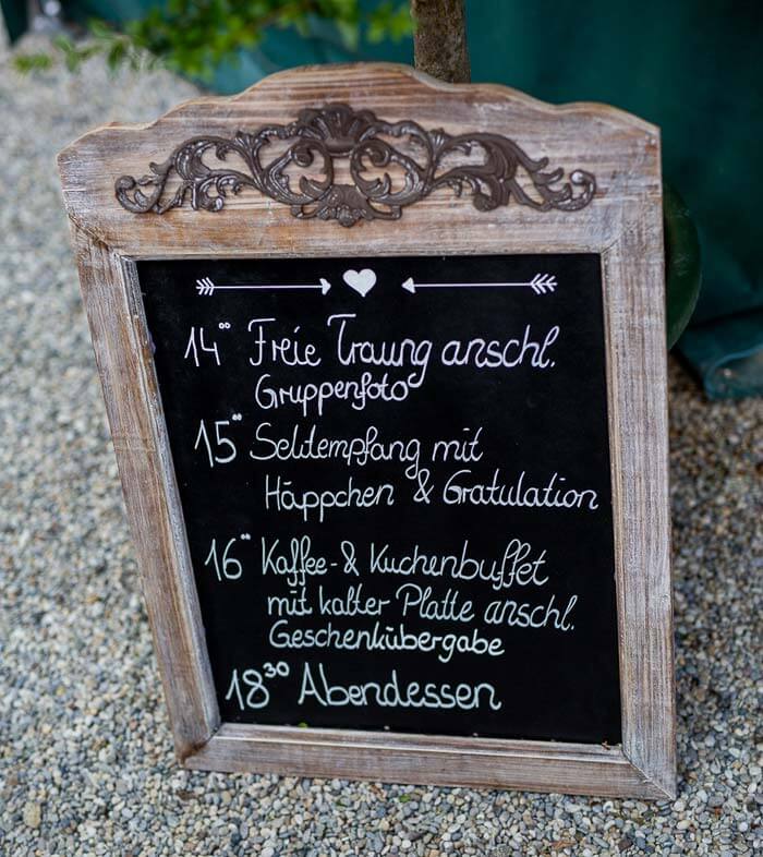 Déroulement bouclier mariage
