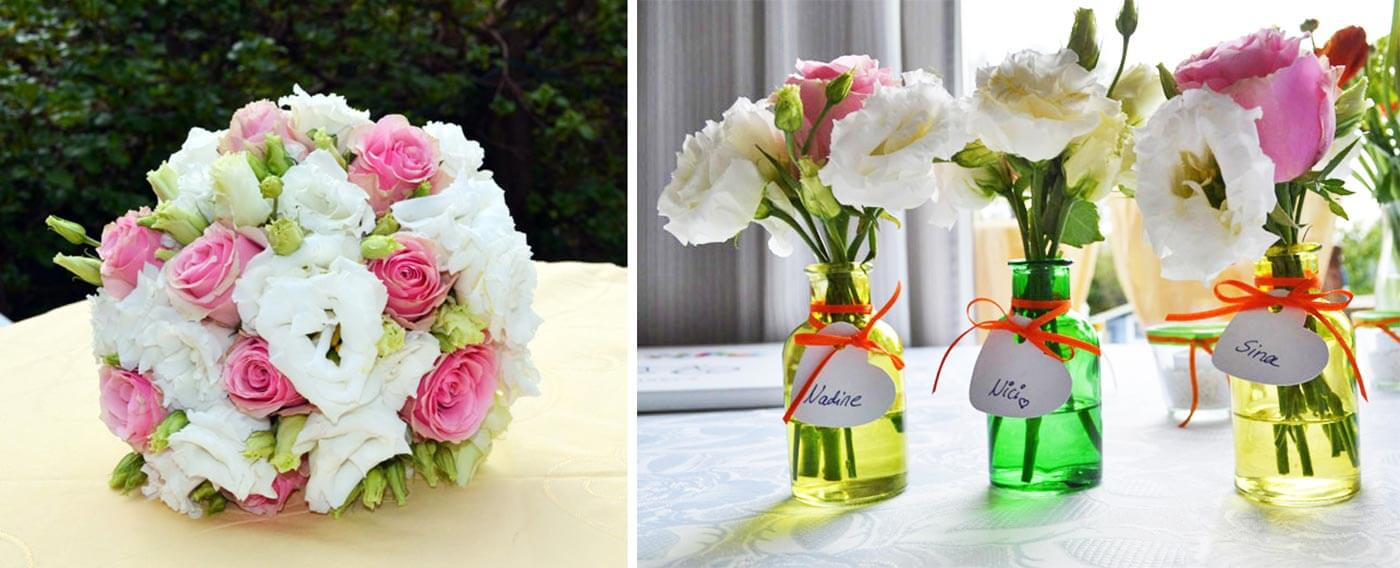 Alternative pour lancer un bouquet de mariée
