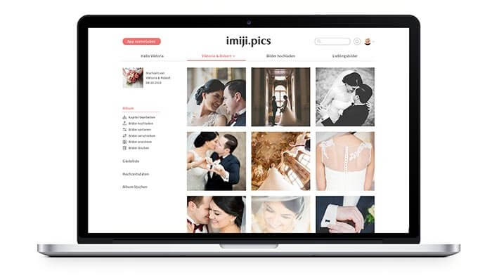App photos de mariage