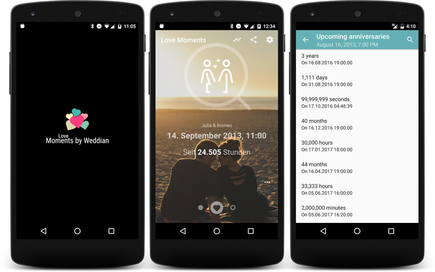 App calculateur de relation