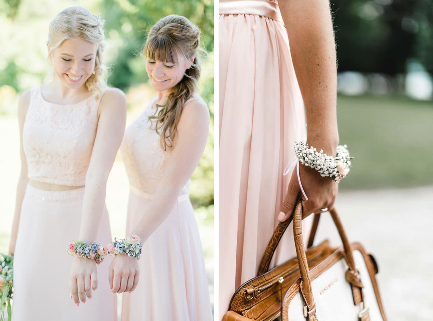 bracelet de fleurs