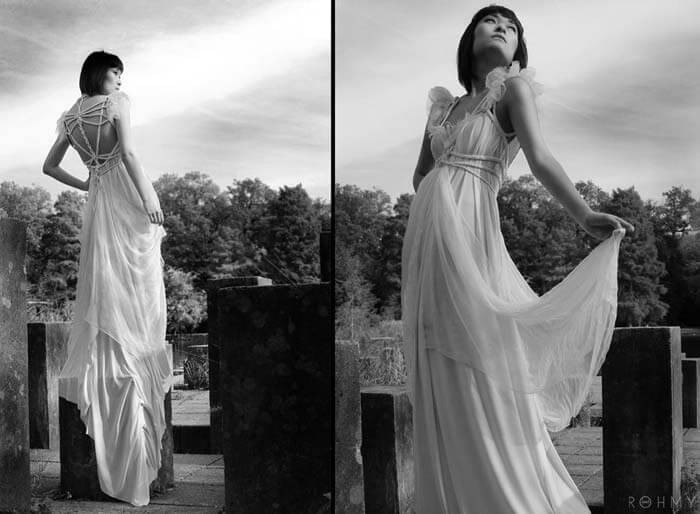 Robe de mariée bohème