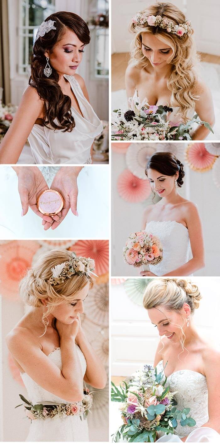 Coiffures de mariée Shooting de mariage 2016