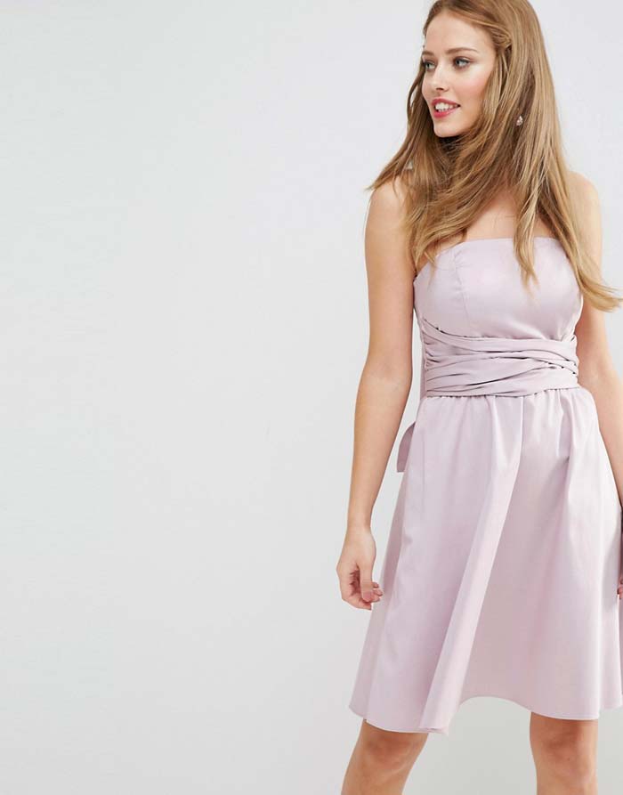 robe de demoiselle d'honneur lilas
