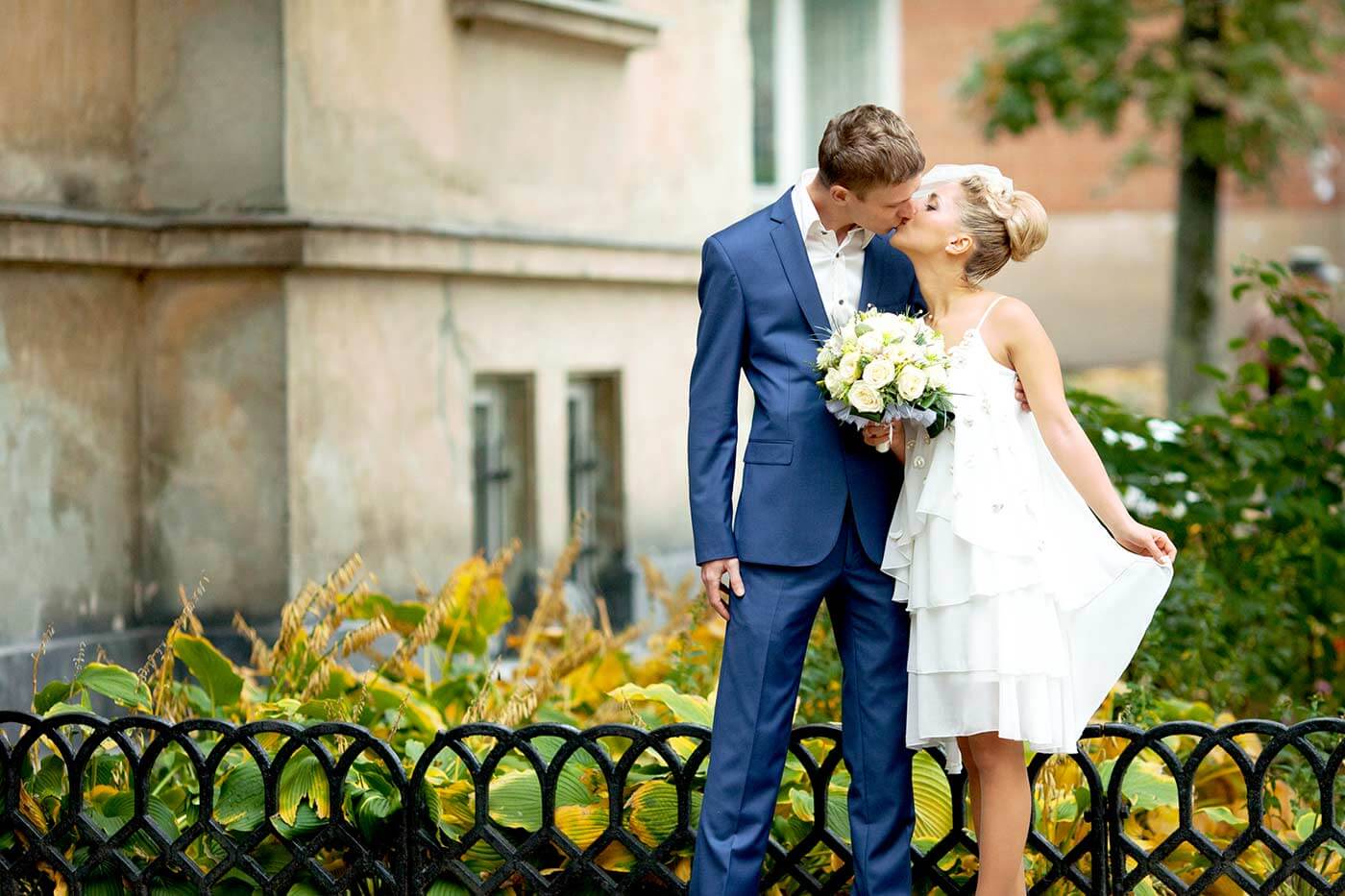 robe de mariée courte