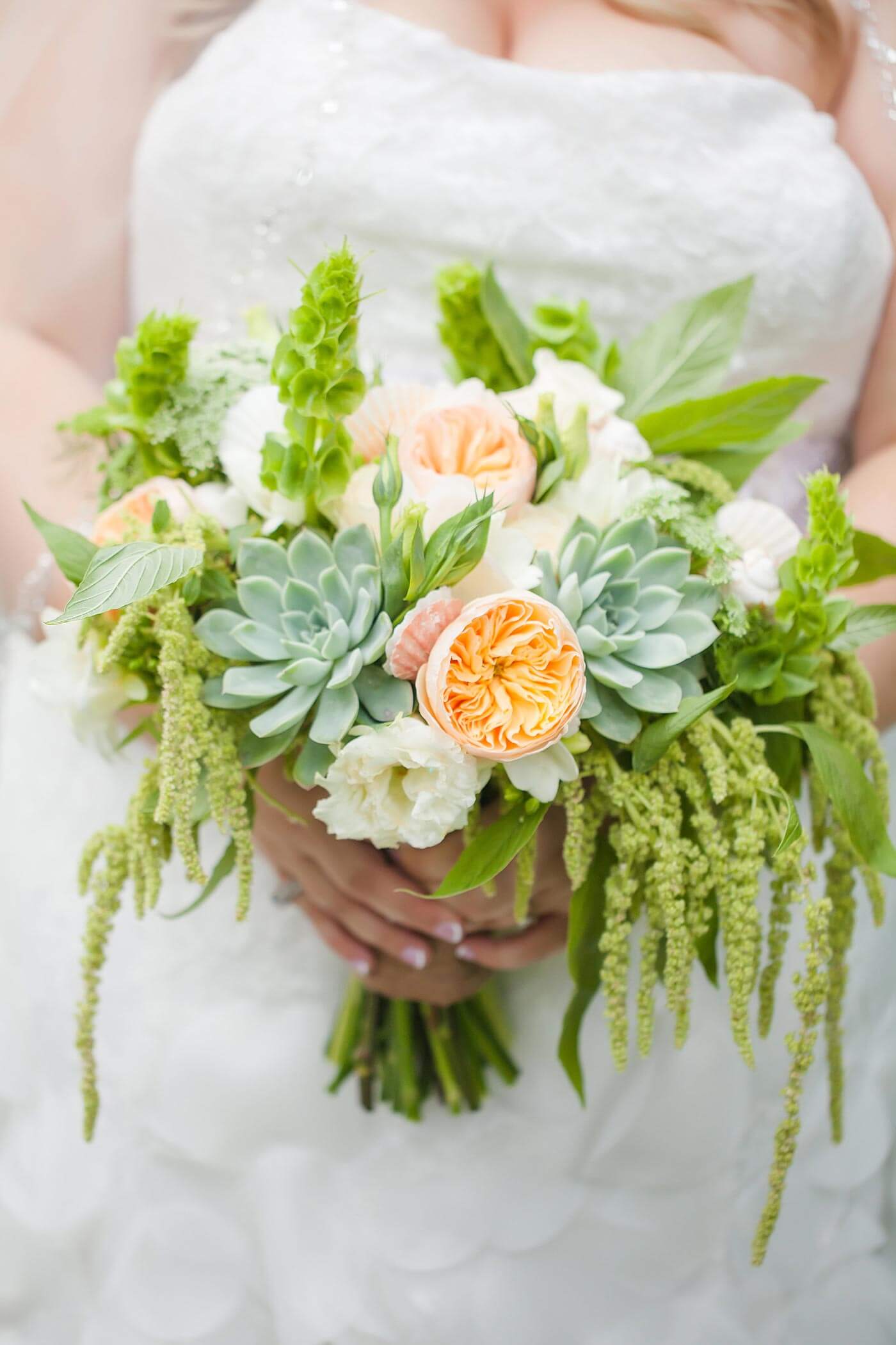 bouquet de mariée succulentes
