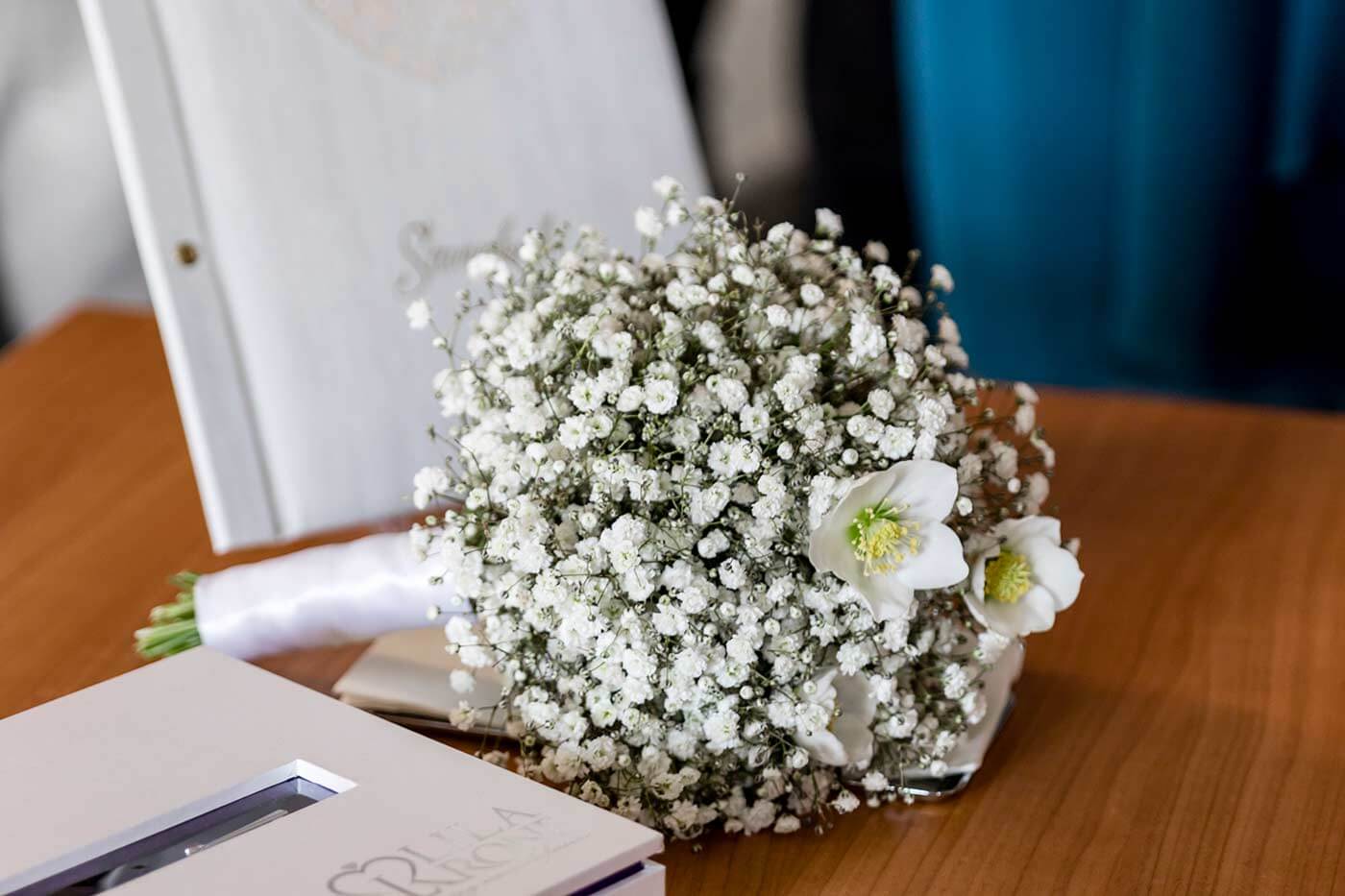 bouquet de roses de Noël