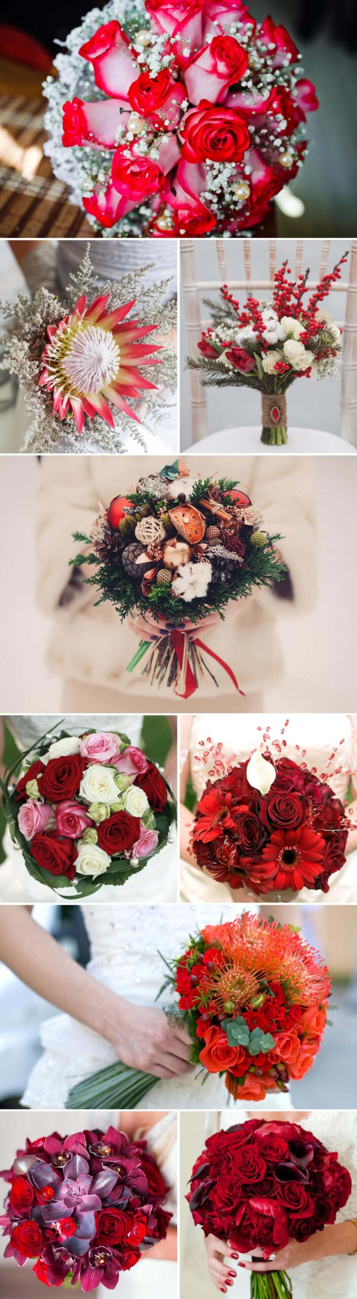 bouquet de mariée décembre