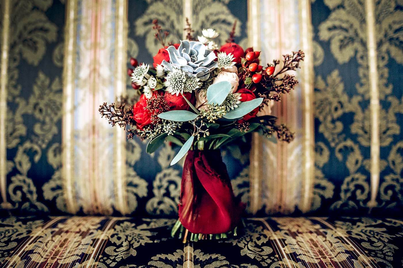 bouquet de mariée décembre