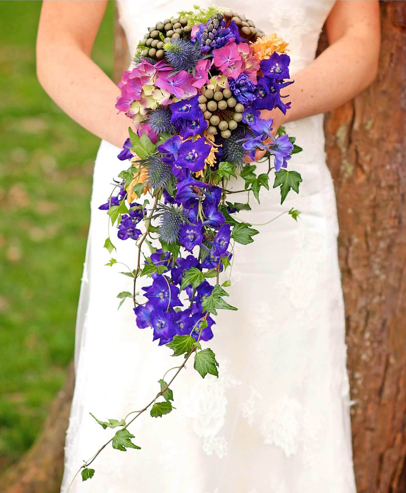 Formes de bouquet de mariée