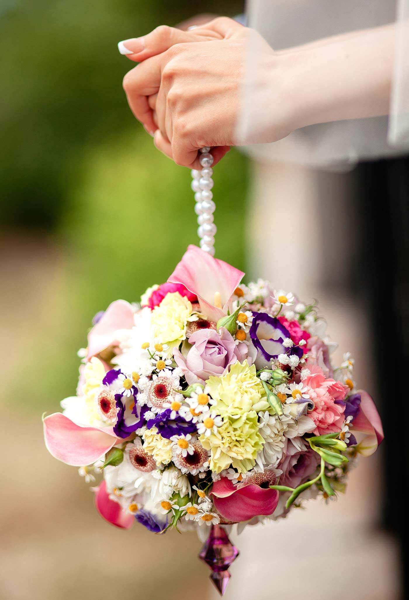 bouquet de mariée extravagant