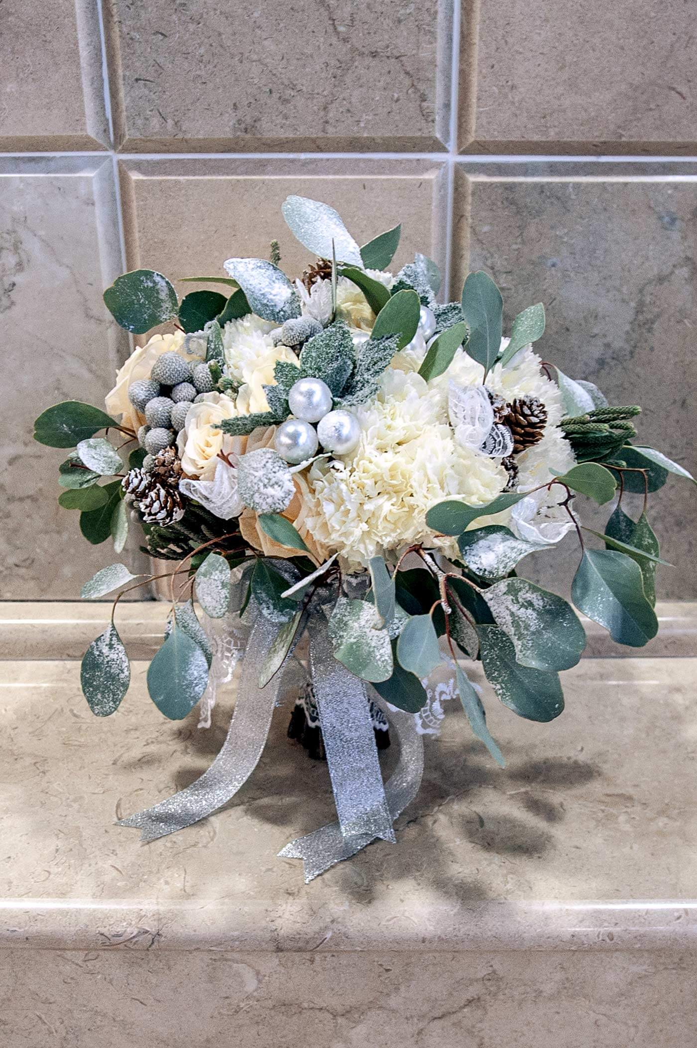 Bouquet de mariée de Noël