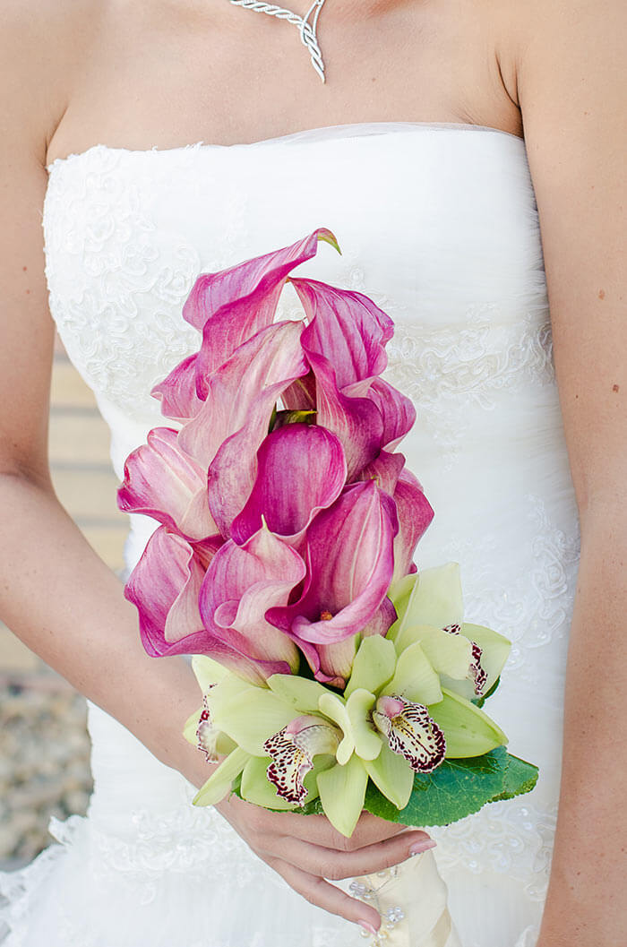 Calla bouquet de mariée