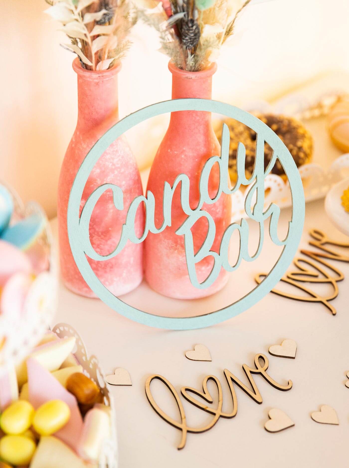 Candy Bar panneau en bois