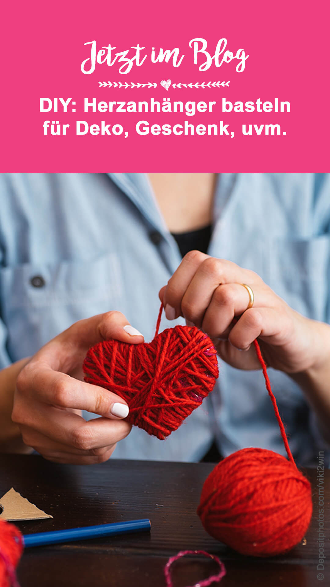 DIY pendentif cœur