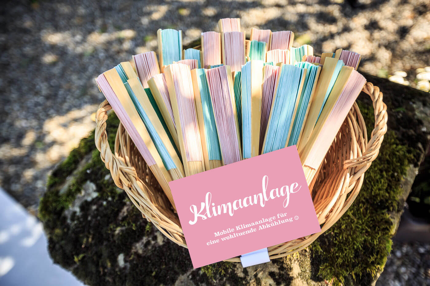 Modèle d'éventail pour mariage climatisation