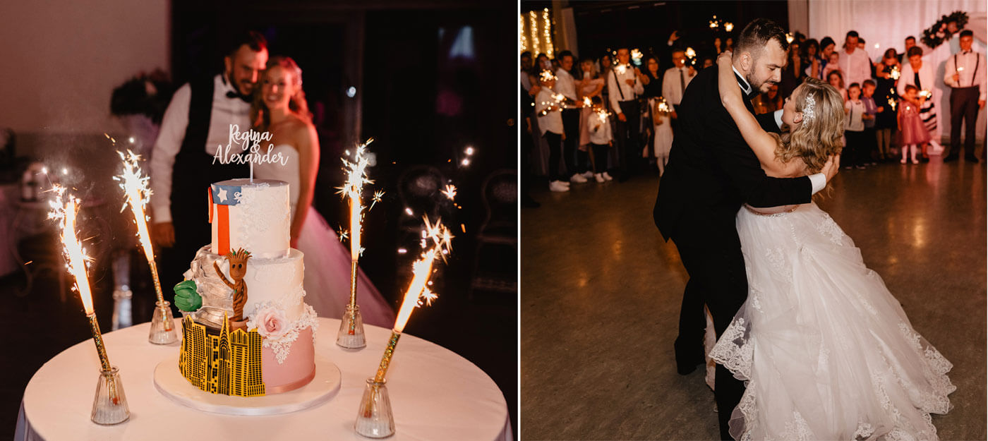 Fêtes dans la salle de mariage