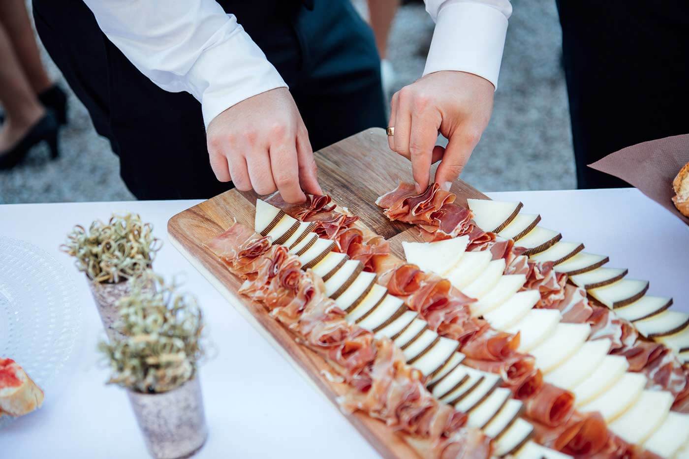 préparer fingerfood mariage