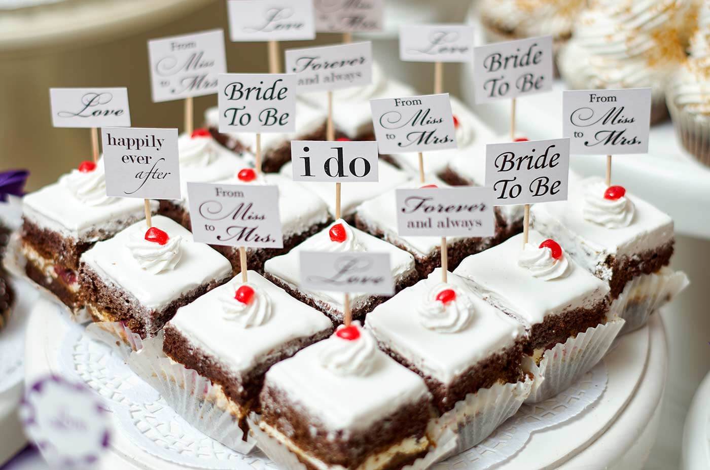 Fingerfood doux mariage