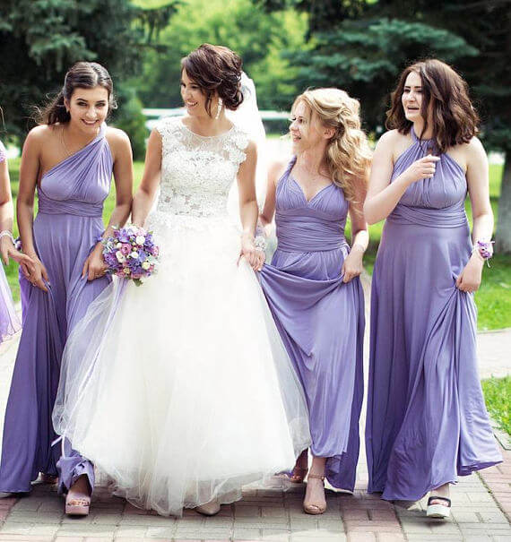 robes de demoiselle d'honneur lilas