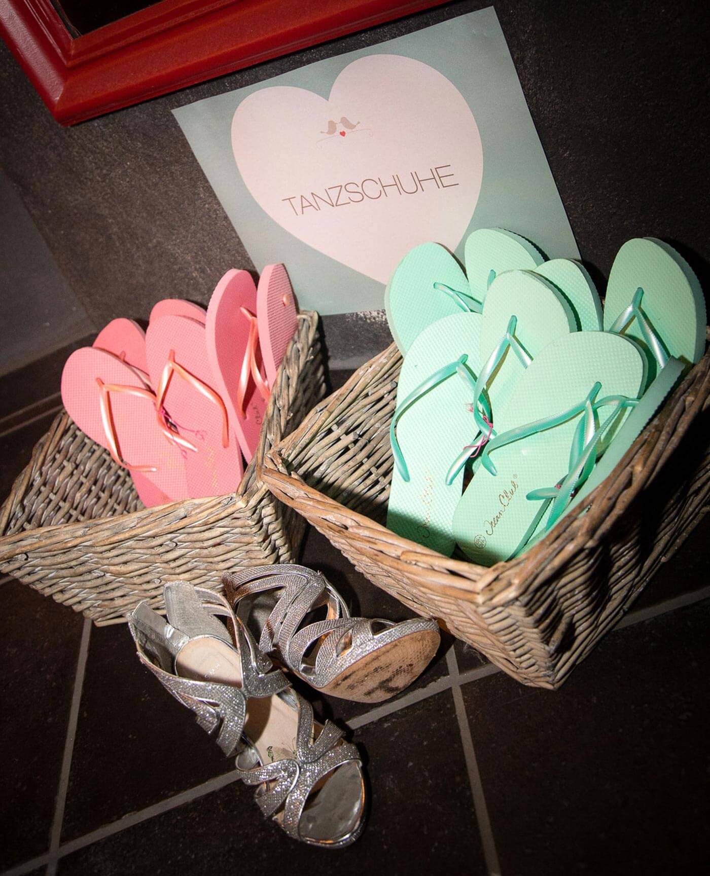 Tongs de mariage