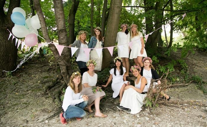 Photos enterrement de vie de jeune fille