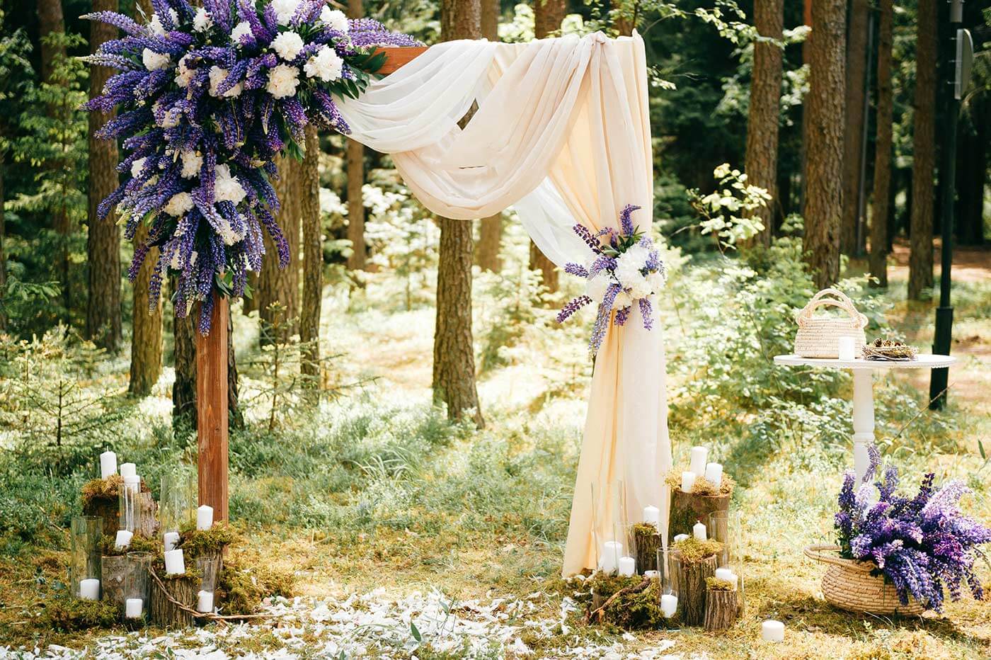 Autel de mariage libre