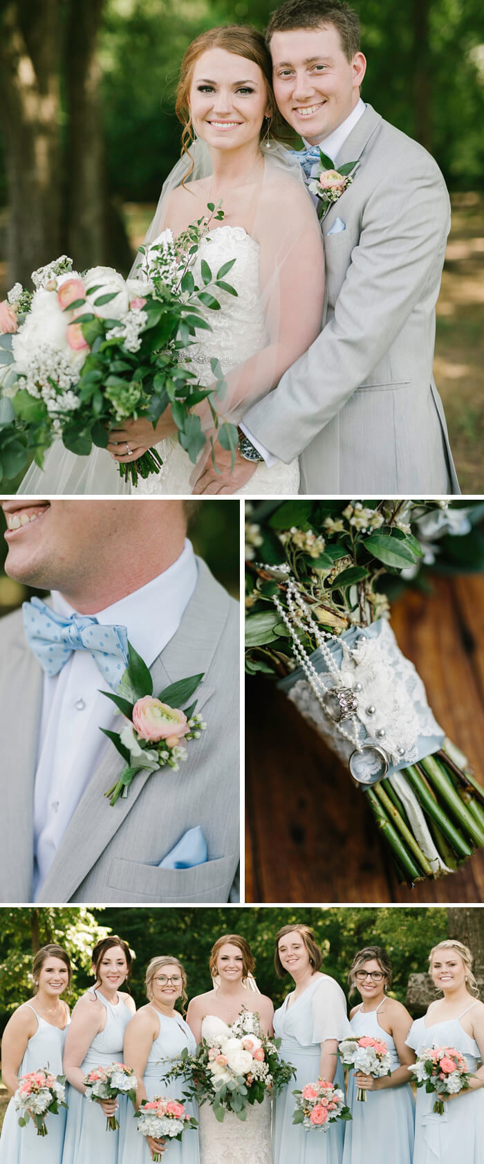 Bouquet de mariée de printemps