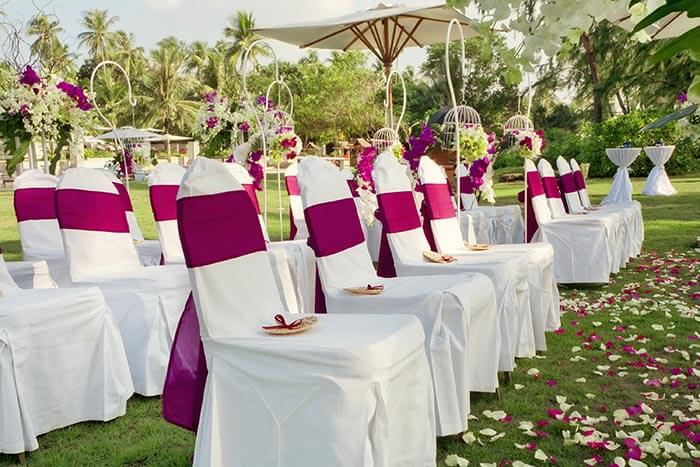 éventails pour les invités du mariage