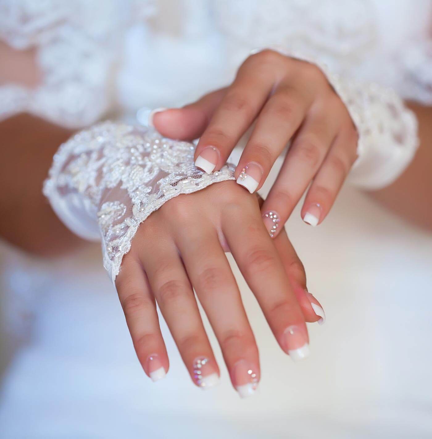 ongles en gel pour le mariage