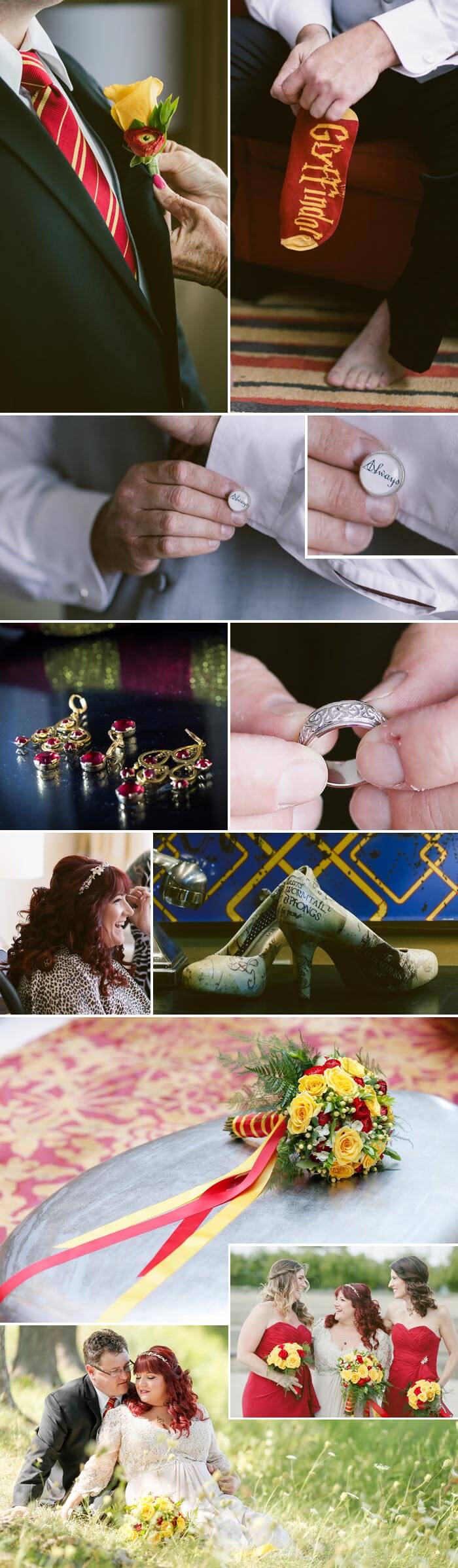 Mariage Harry Potter : le getting ready