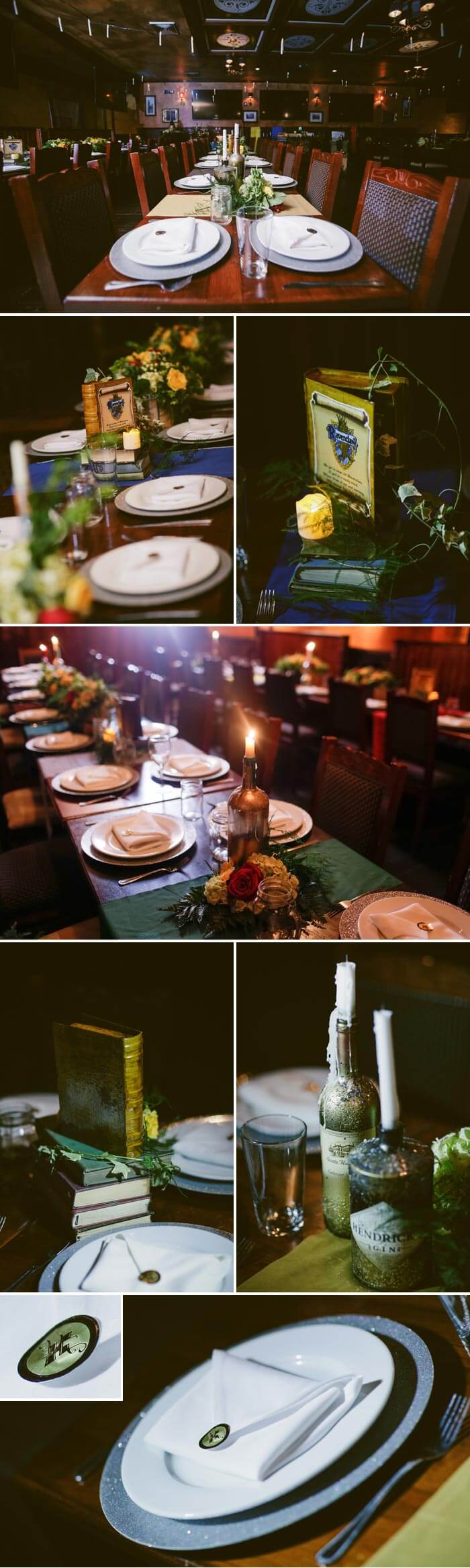 Décoration de table de mariage Harry Potter
