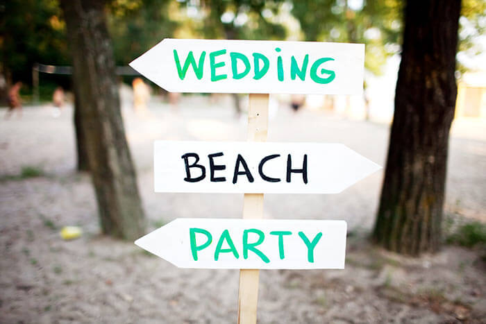 mariage île plage