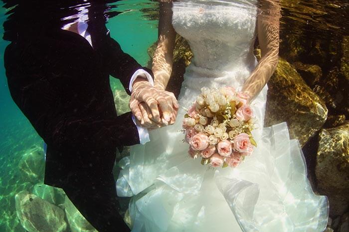 mariage sous l'eau Australie