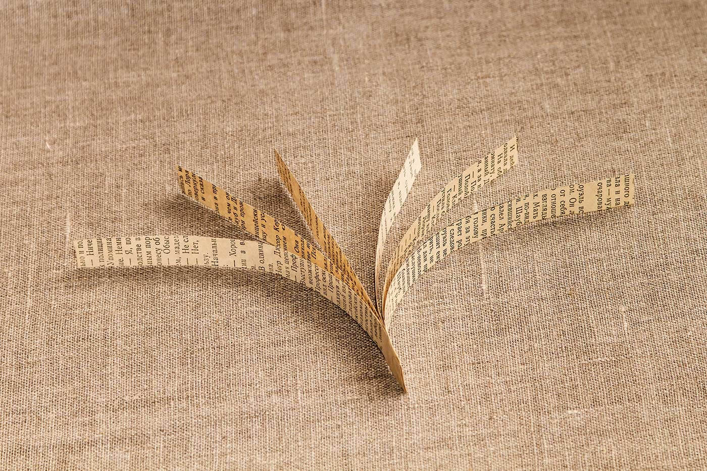 cœurs en papier
