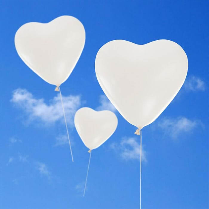 ballons coeur mariage