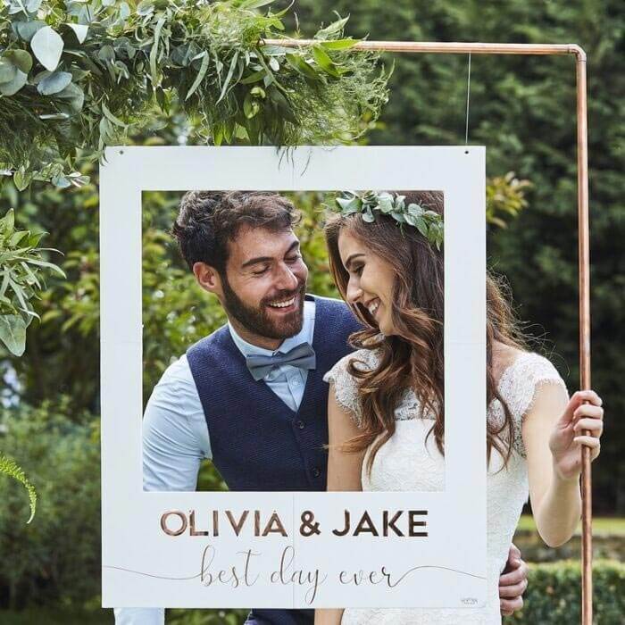 cadre photo mariage invités photographier