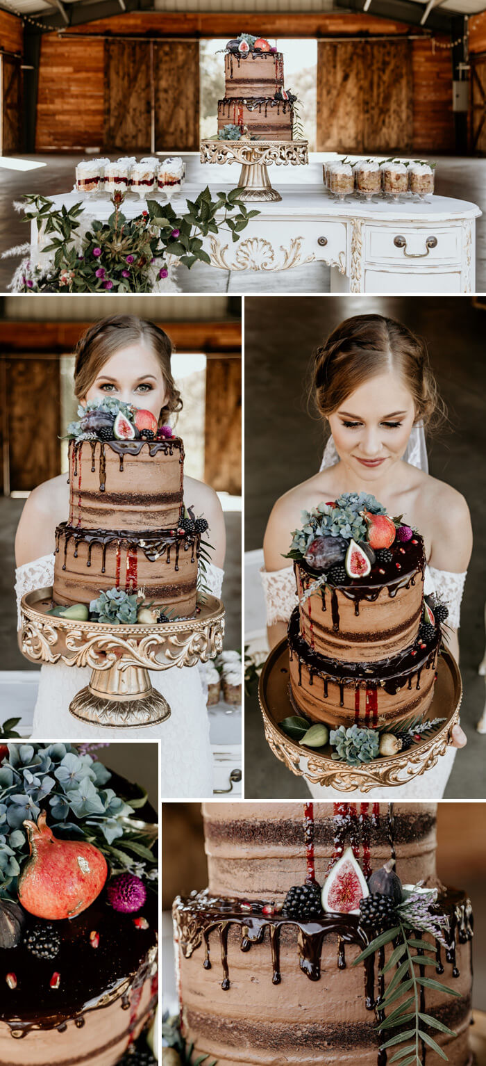 mariage Drip Cake